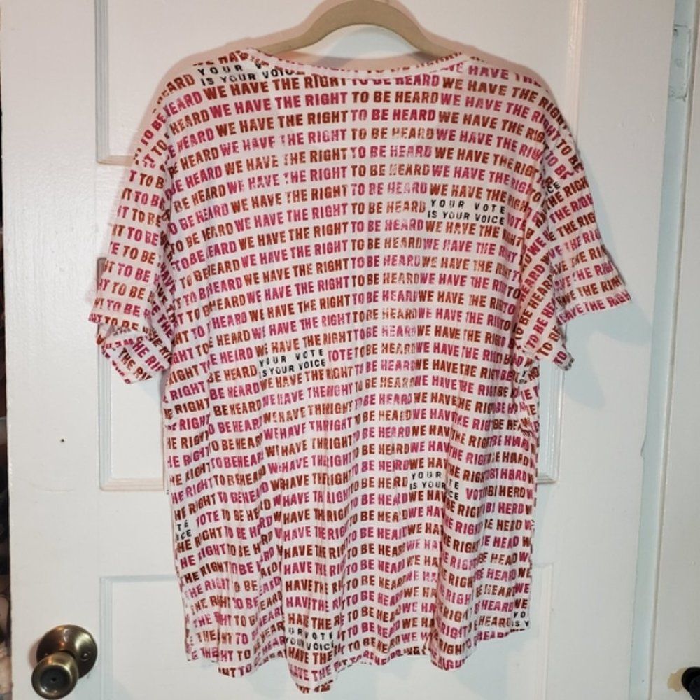 NWT Anthropologie Right To Be Heard Graphic Tee | 1X - Picture 6 of 6
